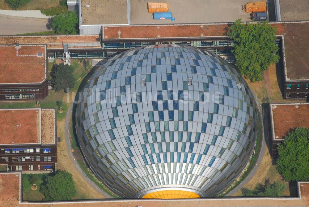 Luftaufnahme Berlin - Blick auf die neue Philologische Bibliothek der Freien Universität Berlin (Dahlem)