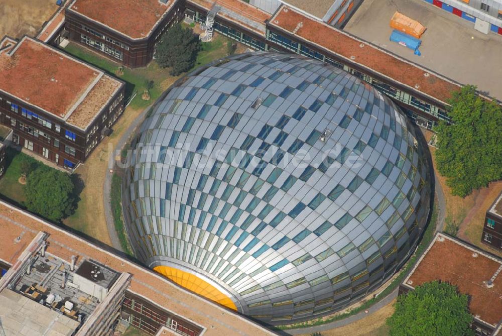 Luftbild Berlin - Blick auf die neue Philologische Bibliothek der Freien Universität Berlin (Dahlem)
