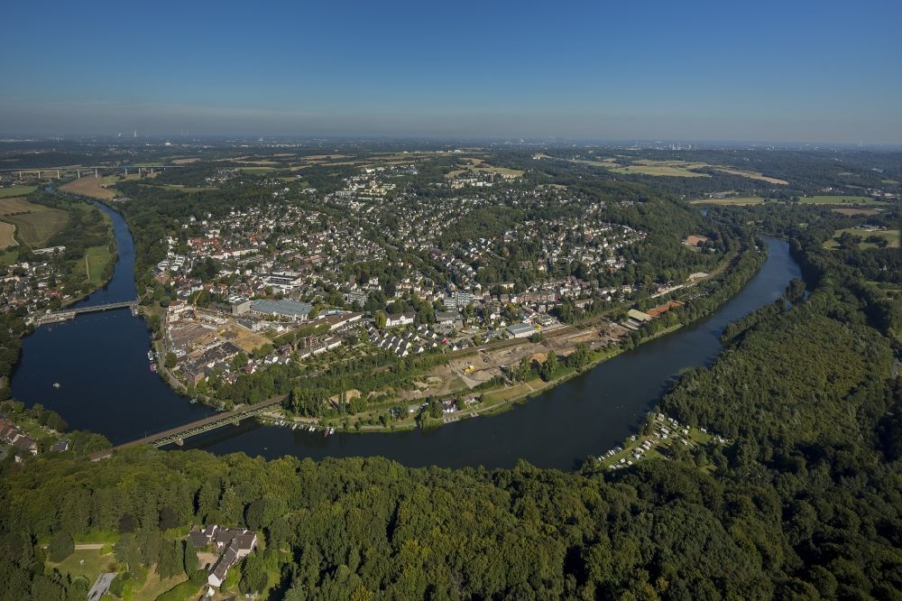 Luftbild Jüchen - Blick auf die Ruhr in Essen im Bundesland Nordrhein-Westfalen