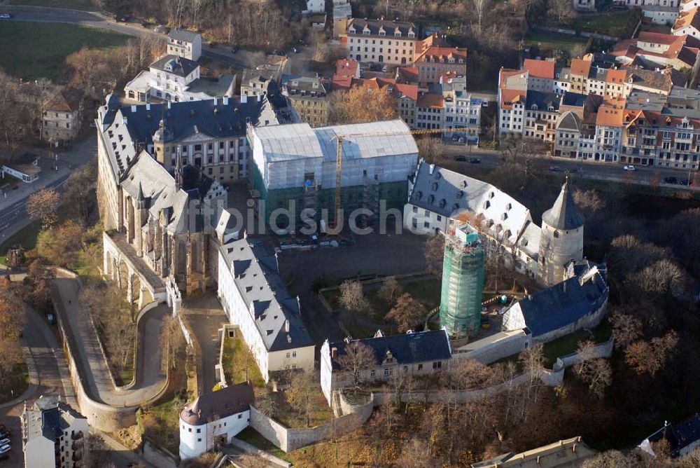 Altenburg aus der Vogelperspektive: Blick auf den Schlosskomplex in Altenburg