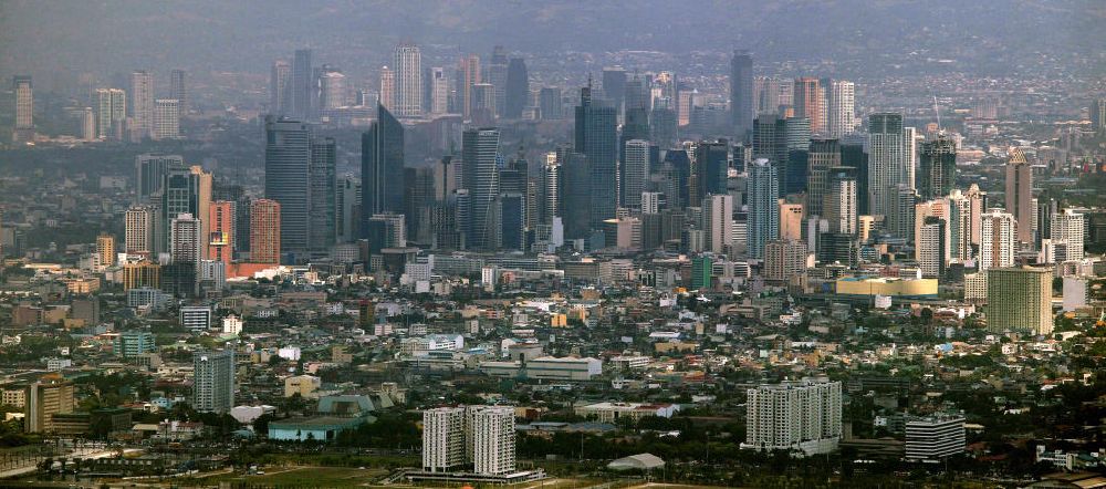 Luftaufnahme Manila - Blick auf die Skyline von Manila