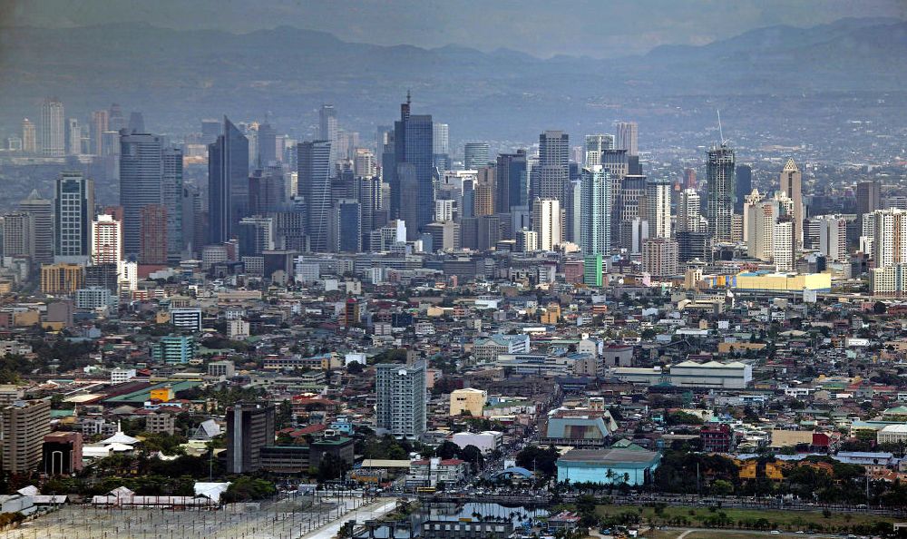 Luftaufnahme Manila - Blick auf die Skyline von Manila