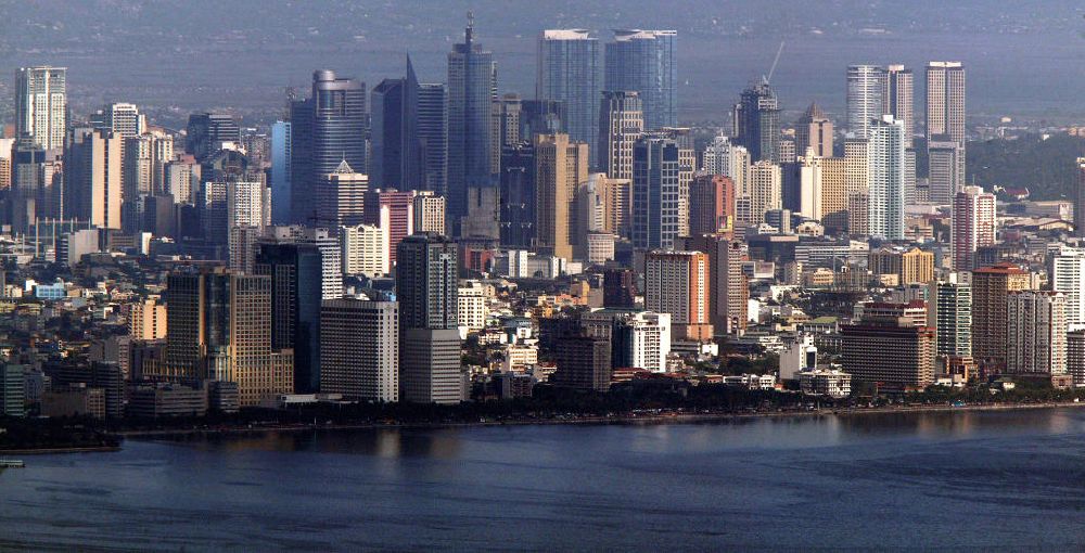 Luftbild Manila - Blick auf die Skyline von Manila