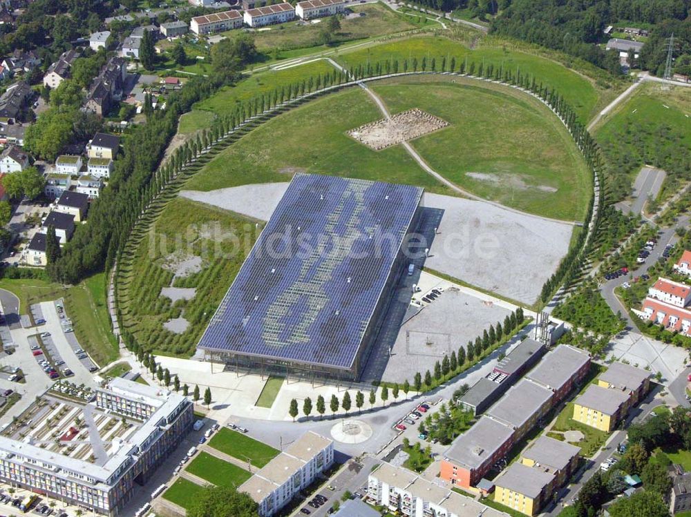 Luftaufnahme Herne - Blick auf das Solarkraftwerk Mont-Cenis in Herne-Sodingen