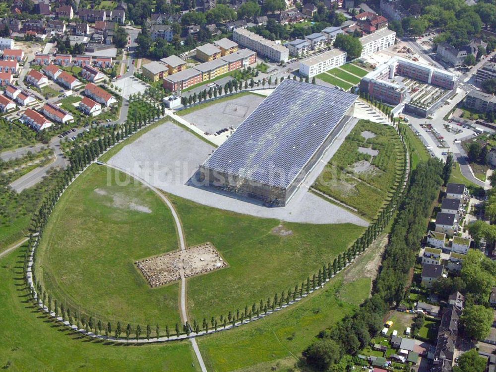 Herne von oben - Blick auf das Solarkraftwerk Mont-Cenis in Herne-Sodingen