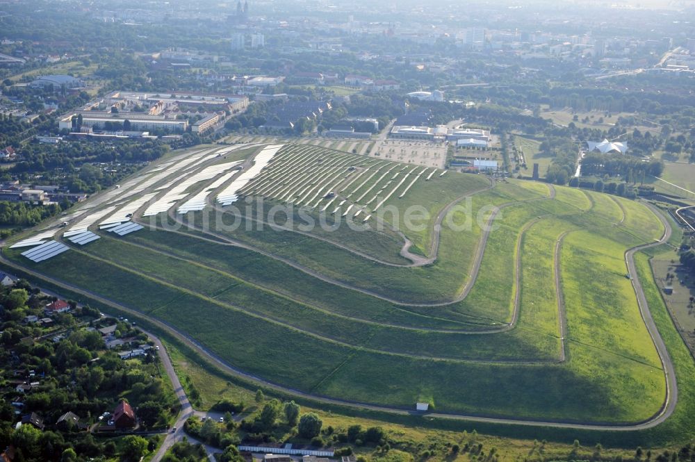 Magdeburg von oben - Blick auf den Solarpark Magdeburg im Bundesland Sachsen-Anhalt