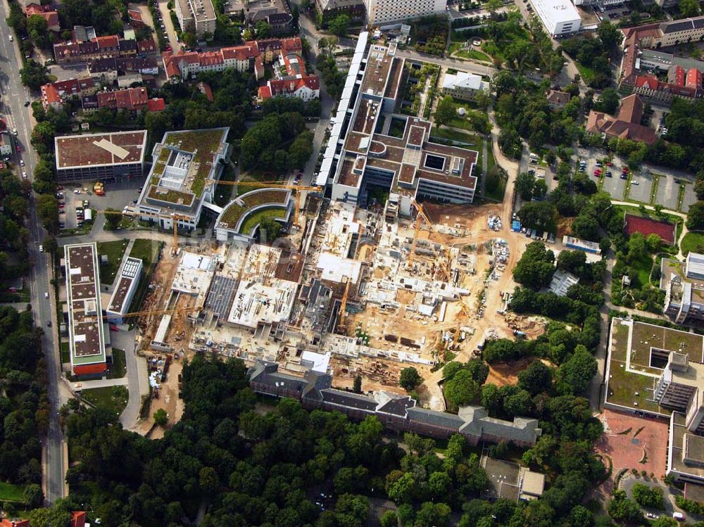 Luftaufnahme Erlangen - Blick auf die Stadt Erlangen in Bayern