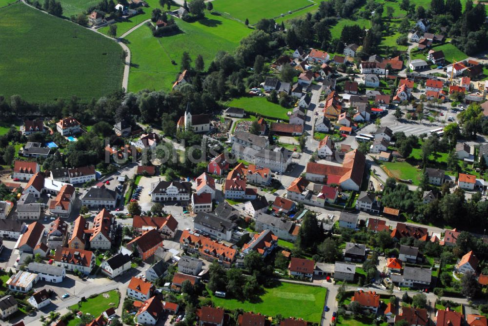 Markt Indersdorf von oben - Blick auf die Stadt Markt Indersdorf