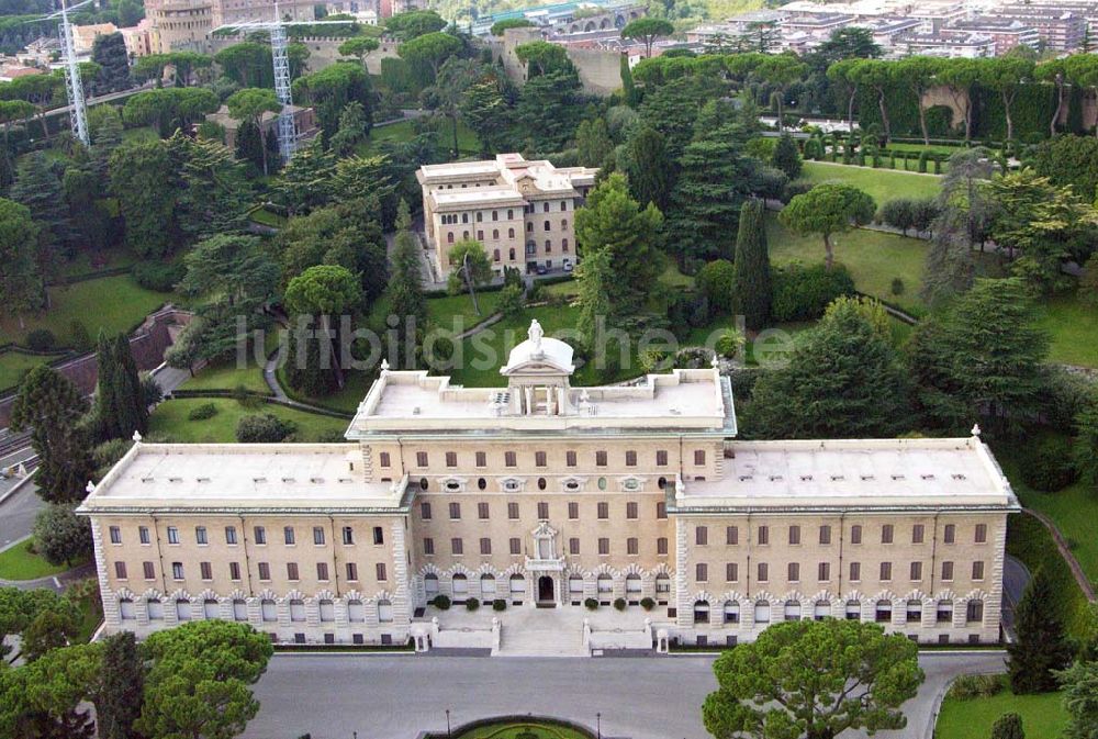Luftbild Vatikanstadt - Blick auf den Vatikanpalast