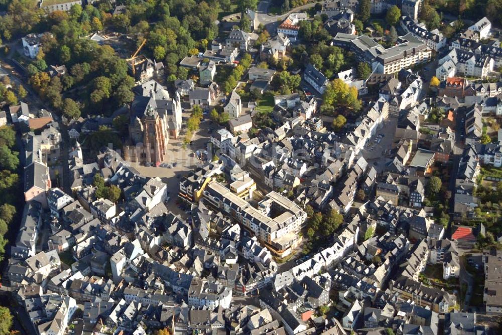 Luftaufnahme Wetzlar - Blick auf Wetzlar Dom