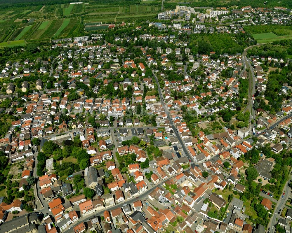 Mainz aus der Vogelperspektive: Blick auf das Wohngebiet Finthen in Mainz im Bundesland Rheinland-Pfalz
