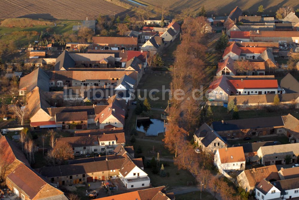 Luftbild Herzberg / Elster - Blick auf das Wohngebiet in Neunaundorf bei Herzberg