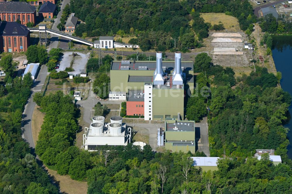 Kirchmöser aus der Vogelperspektive: Blockheizkraftwerk - regionalen Heizkraftwerkes der Uniper SE in Kirchmöser im Bundesland Brandenburg, Deutschland