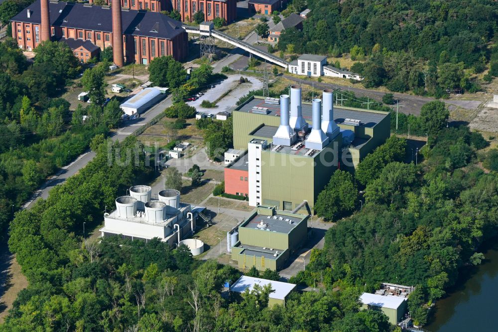 Luftaufnahme Kirchmöser - Blockheizkraftwerk - regionalen Heizkraftwerkes der Uniper SE in Kirchmöser im Bundesland Brandenburg, Deutschland