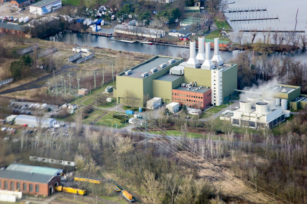 Luftbild Kirchmöser - Blockheizkraftwerk - regionalen Heizkraftwerkes der Uniper SE in Kirchmöser im Bundesland Brandenburg, Deutschland