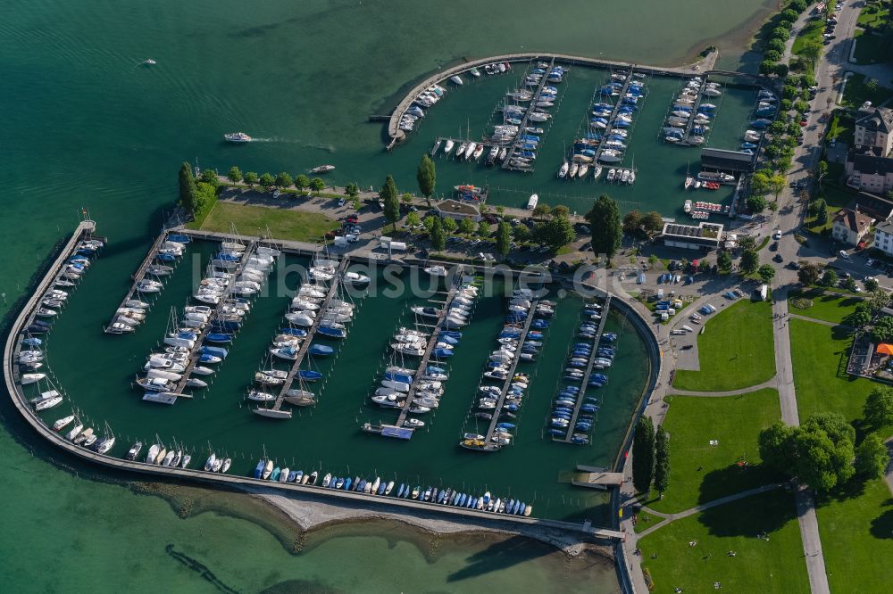 Luftbild Arbon - Bootshafen in Arbon im Kanton Thurgau in der Schweiz