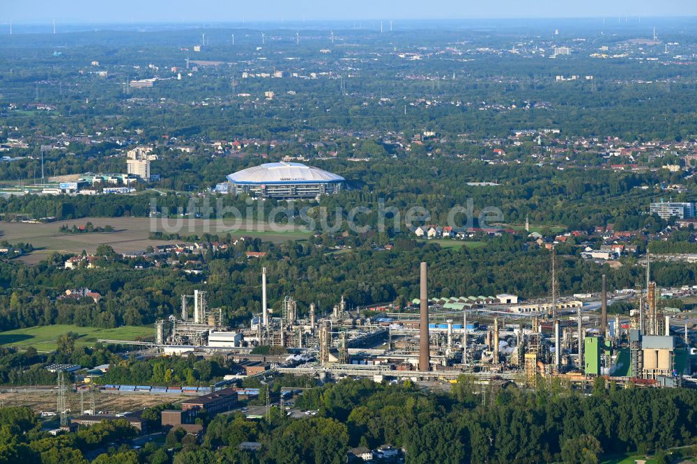 Gelsenkirchen von oben - BP Refining & Petrochemicals GmbH in Gelsenkirchen im Bundesland Nordrhein-Westfalen, Deutschland