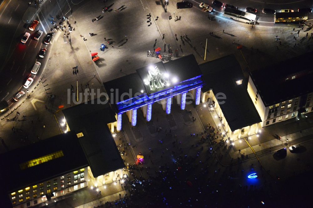 Luftaufnahme Berlin - Brandenburger Tor Berlin Festival of Lights