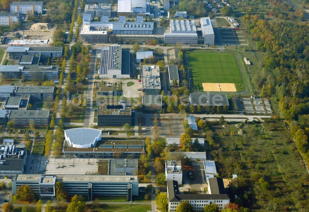 Luftaufnahme Cottbus - Brandenburgische Technische Universität in Cottbus im Bundesland Brandenburg, Deutschland
