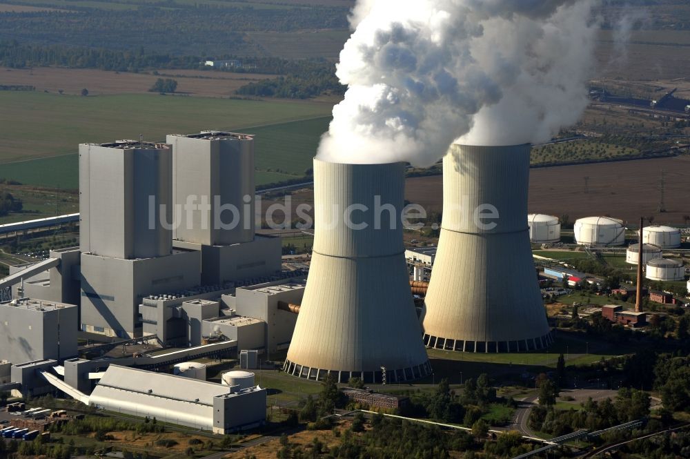 Luftbild Lippendorf - Braunkohlekraftwerk Lippendorf in Lippendorf, Sachsen