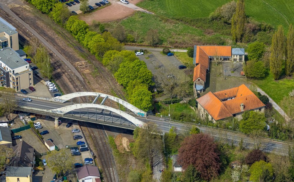Luftbild Herbede - Brückenbauwerk in Herbede im Bundesland Nordrhein-Westfalen, Deutschland
