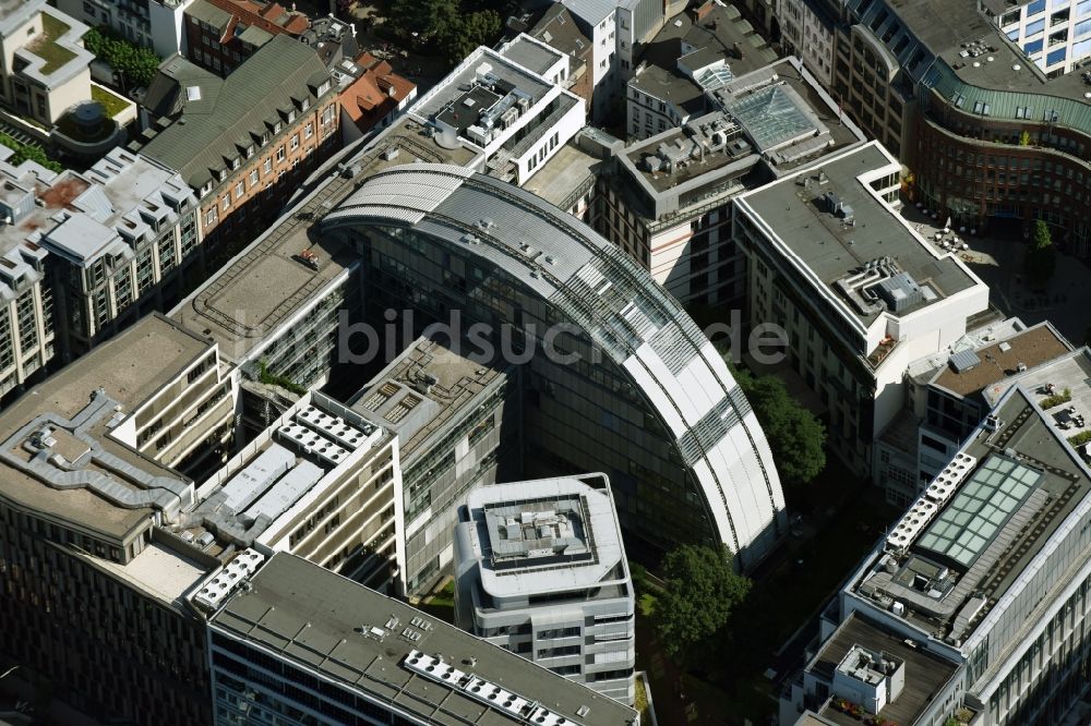 Luftbild Hamburg - Büro- und Geschäftshaus- Ensemble an der ABC-Straße in der Innenstadt von Hamburg