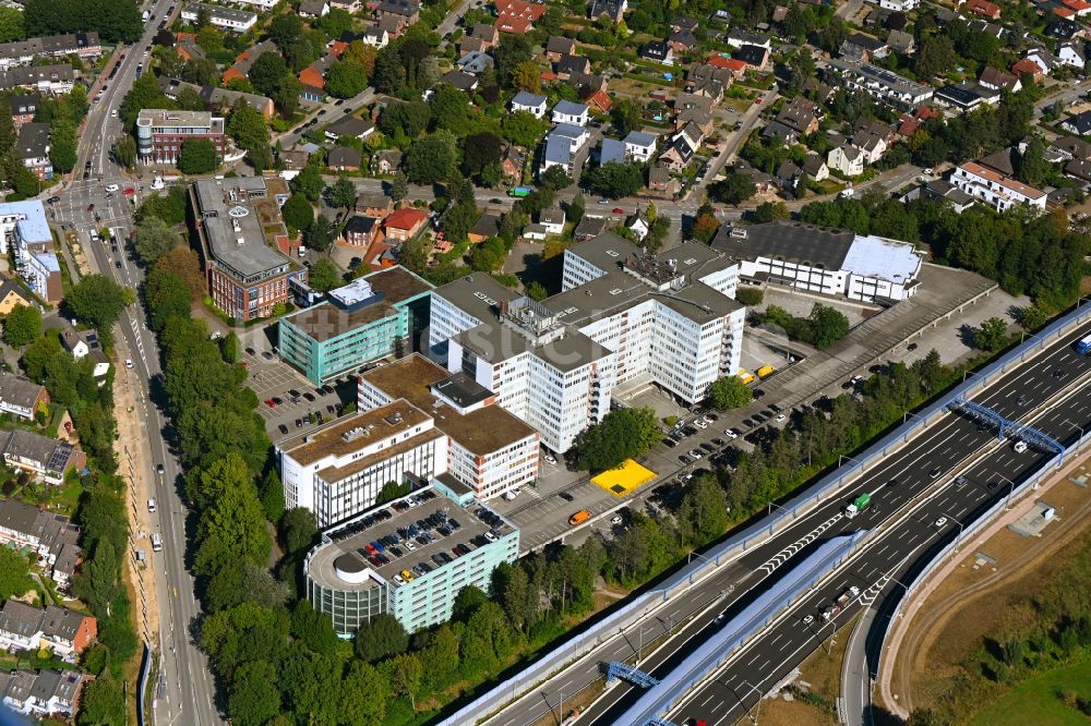 Luftbild Hamburg - Büro- und Geschäftshaus- Ensemble am Modering in Hamburg, Deutschland