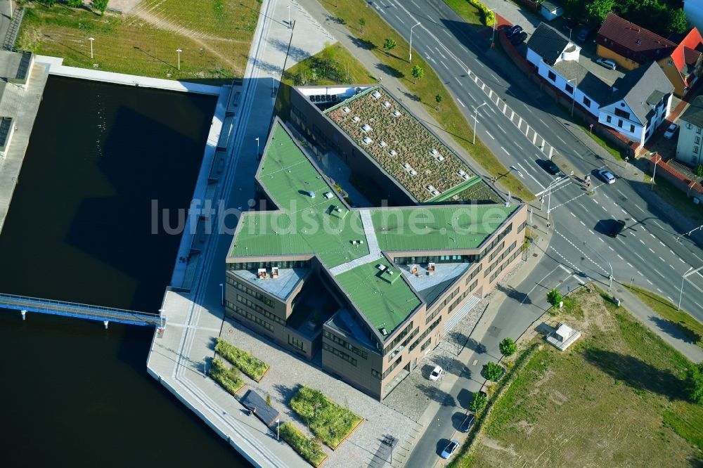 Luftbild Rostock - Büro- und Geschäftshauses der Centogene AG in Rostock im Bundesland Mecklenburg-Vorpommern, Deutschland