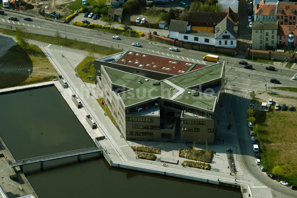 Luftbild Rostock - Büro- und Geschäftshauses der Centogene AG in Rostock im Bundesland Mecklenburg-Vorpommern, Deutschland