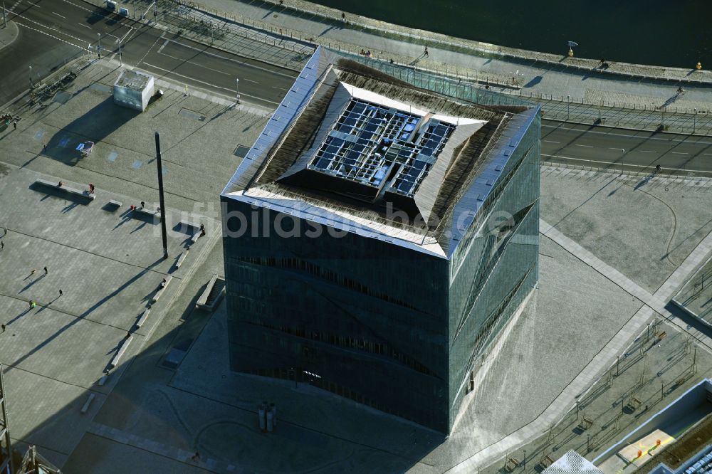 Luftaufnahme Berlin - Büro- und Geschäftshauses cube berlin in Berlin, Deutschland