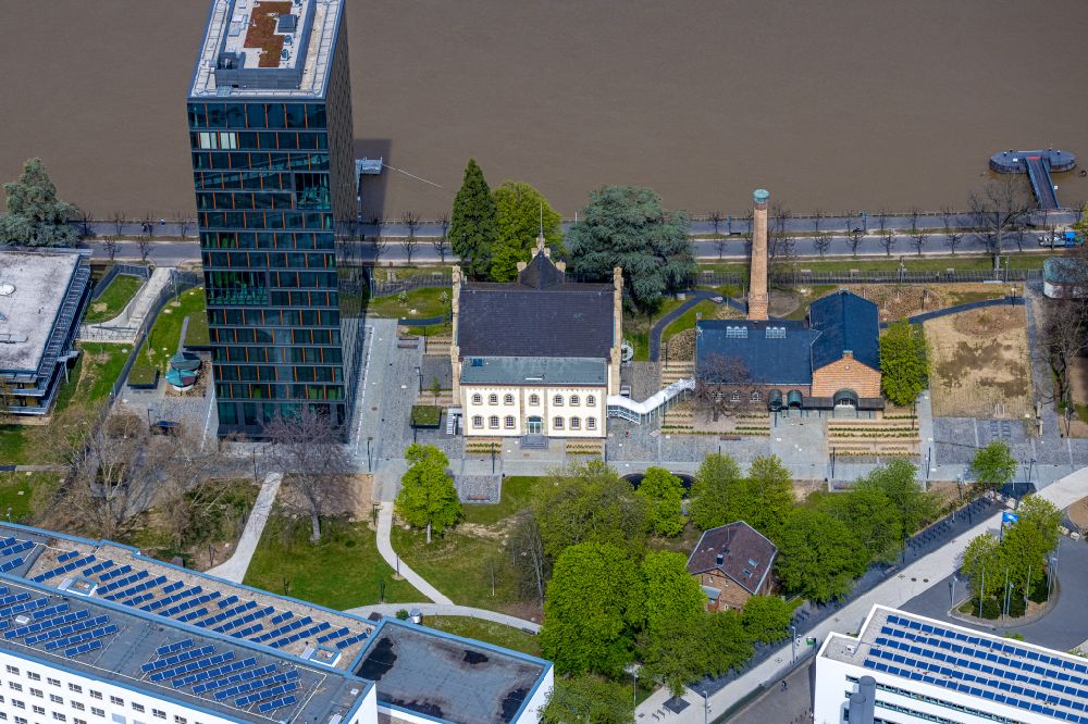 Luftbild Bonn - Büro- und Unternehmensverwaltungs- Hochhaus- Gebäude UN-Campus in Bonn im Bundesland Nordrhein-Westfalen, Deutschland
