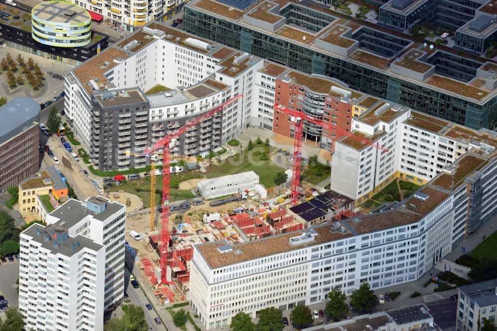 Luftbild Berlin - Büro- und Wohnbauprojekt Am Markgrafenpark in Berlin-Kreuzberg