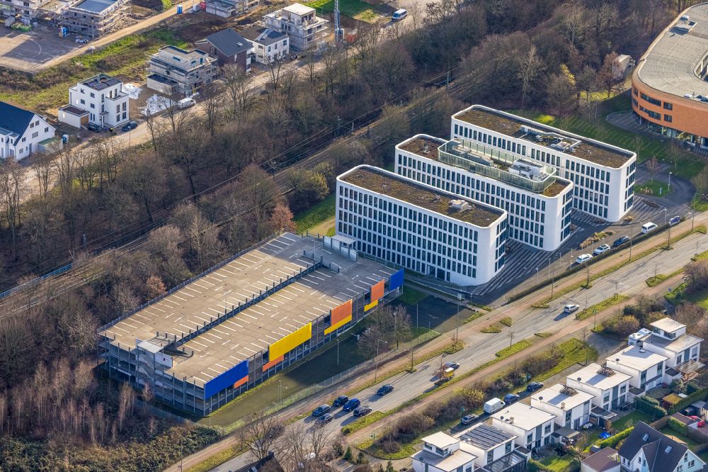 Luftaufnahme Duisburg - Bürogebäude in Duisburg im Bundesland Nordrhein-Westfalen