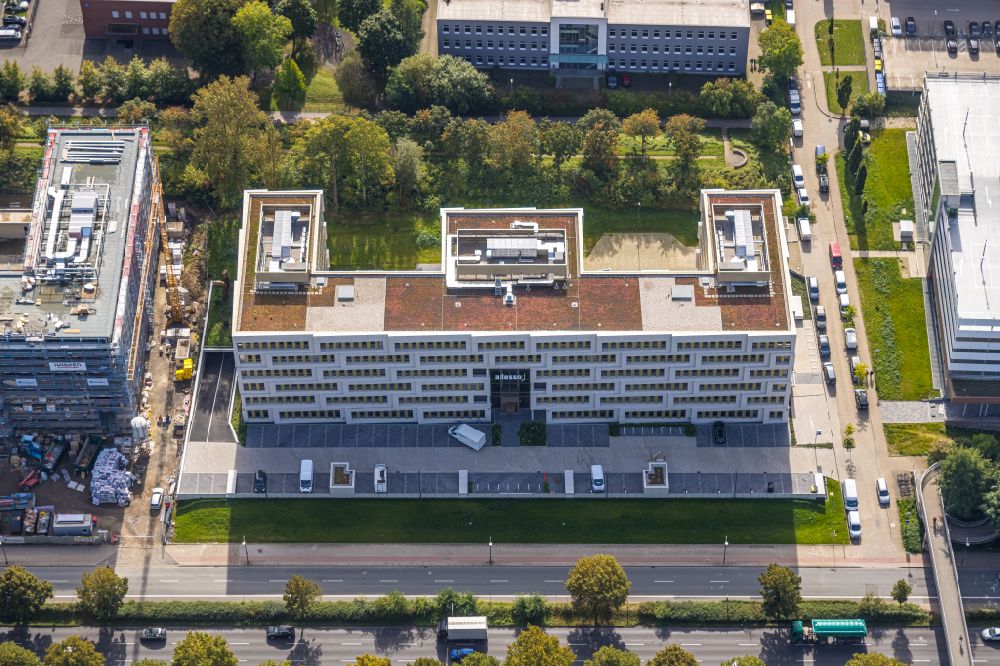 Luftaufnahme Dortmund - Bürogebäude des Geschäftshauses adesso SE in Dortmund im Bundesland Nordrhein-Westfalen, Deutschland