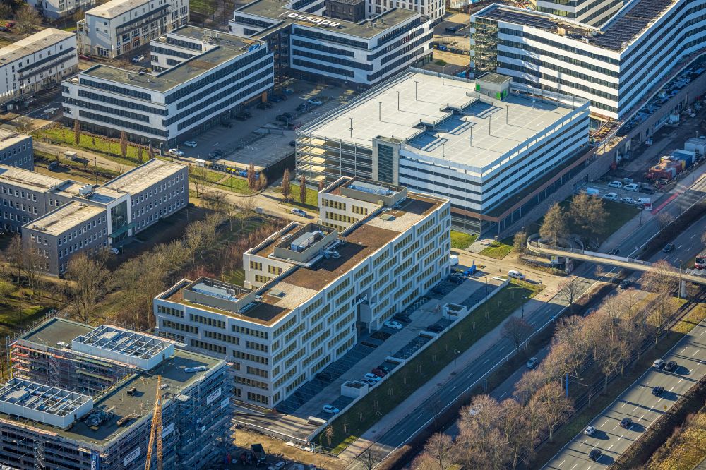 Luftbild Dortmund - Bürogebäude des Geschäftshauses adesso SE in Dortmund im Bundesland Nordrhein-Westfalen, Deutschland