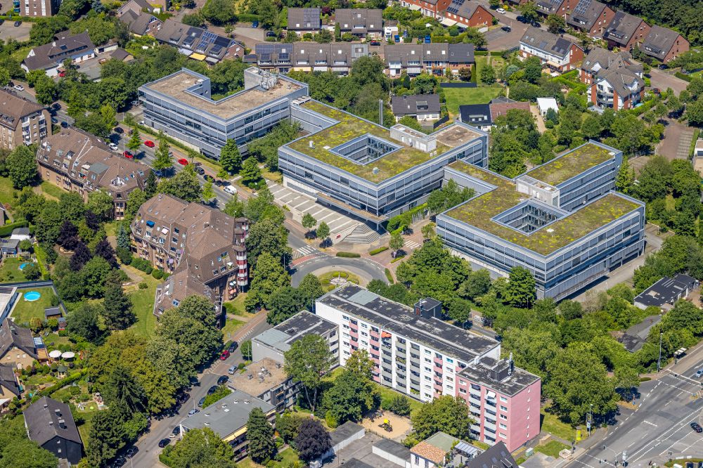Luftbild Mülheim an der Ruhr - Bürogebäude des Geschäftshauses Aon Hewitt GmbH in Mülheim an der Ruhr im Bundesland Nordrhein-Westfalen, Deutschland