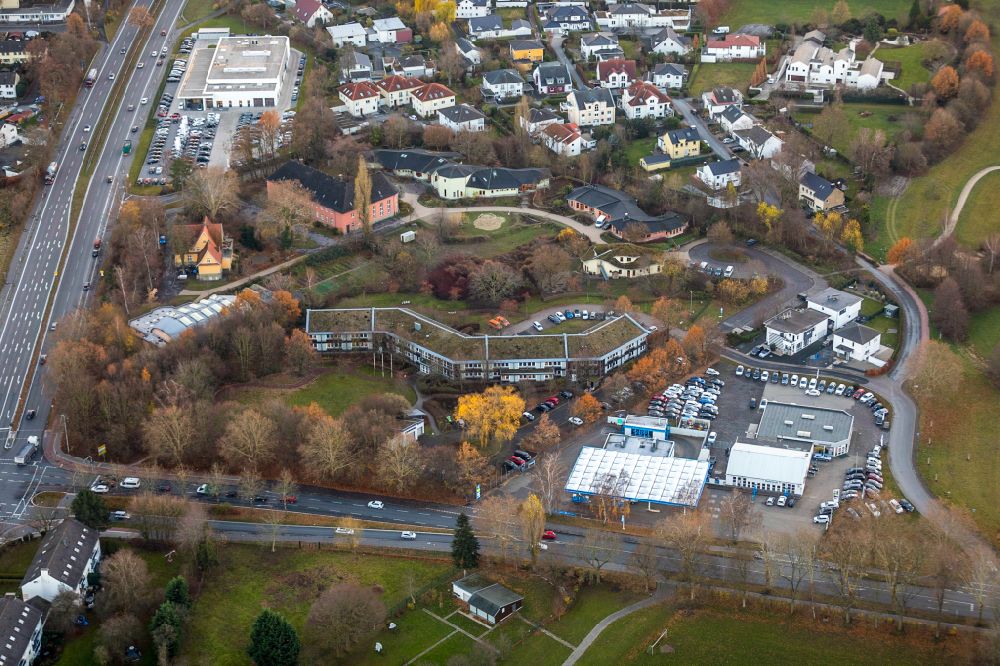 Luftbild Soest - Bürogebäude des Geschäftshauses Bau-und Liegenschaftsbetrieb NRW Soest in Soest im Bundesland Nordrhein-Westfalen, Deutschland