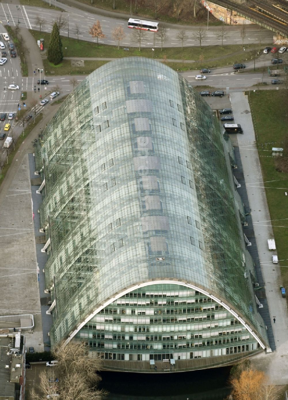 Luftbild Hamburg - Bürogebäude des Geschäftshauses Berliner Bogen am Anckelmannsplatz - Stoltenpark in Hamburg, Deutschland
