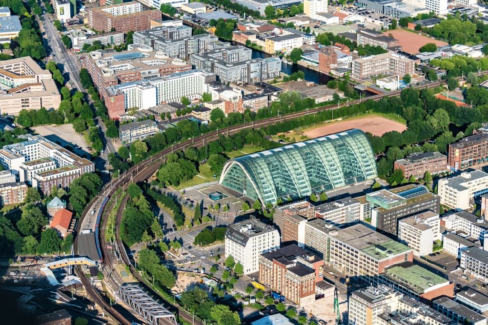 Luftaufnahme Hamburg - Bürogebäude des Geschäftshauses Berliner Bogen am Anckelmannsplatz - Stoltenpark in Hamburg, Deutschland