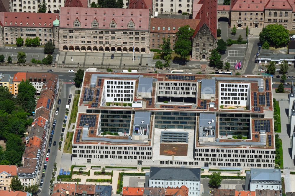 Luftaufnahme Nürnberg - Bürogebäude des Geschäftshauses DATEV IT-Campus im Ortsteil Bärenschanze in Nürnberg im Bundesland Bayern, Deutschland