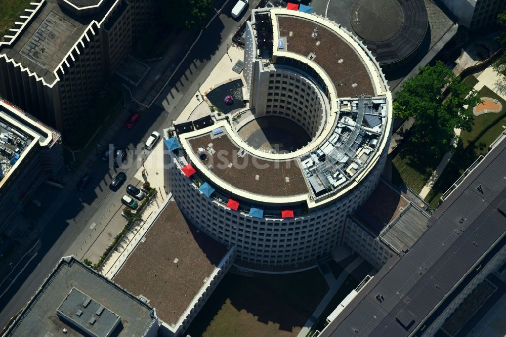 Luftbild Köln - Bürogebäude des Geschäftshauses Gerling Quartier in Köln im Bundesland Nordrhein-Westfalen, Deutschland