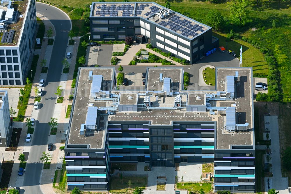 Luftbild Würzburg - Bürogebäude des Geschäftshauses InnoHubs in Würzburg im Bundesland Bayern, Deutschland