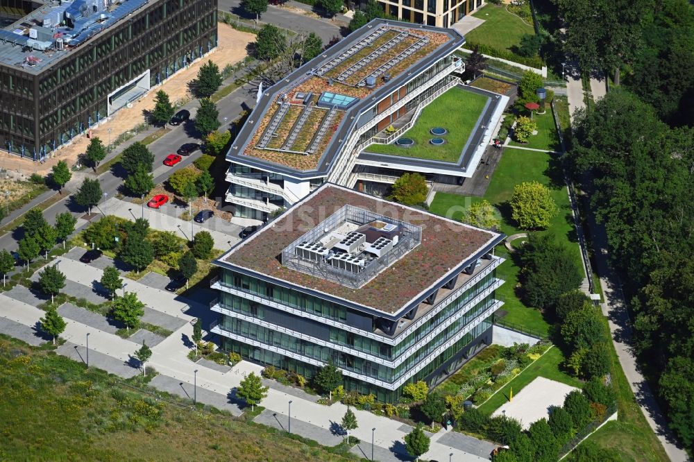Luftaufnahme Potsdam - Bürogebäude des Geschäftshauses Innovation Center 2.0 in Potsdam im Bundesland Brandenburg, Deutschland