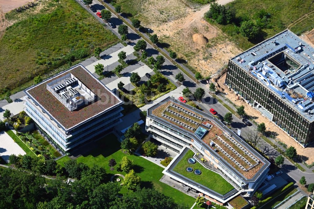 Potsdam aus der Vogelperspektive: Bürogebäude des Geschäftshauses Innovation Center 2.0 in Potsdam im Bundesland Brandenburg, Deutschland
