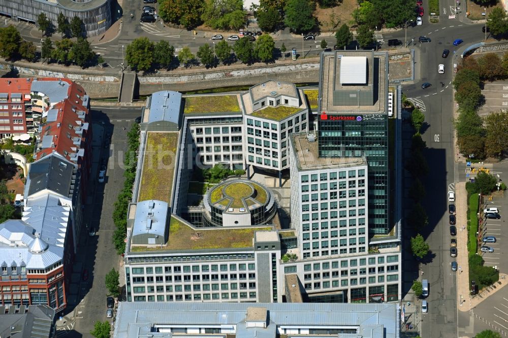 Luftaufnahme Leipzig - Bürogebäude des Geschäftshauses Löhrs Carré in Leipzig im Bundesland Sachsen, Deutschland