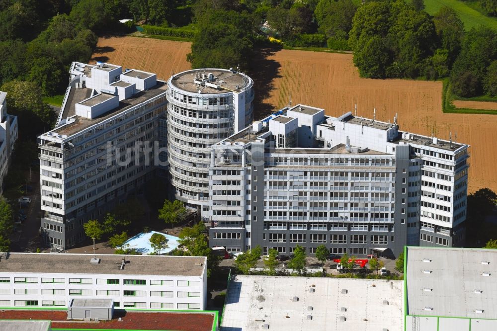 Luftbild Eschborn - Bürogebäude des Geschäftshauses an der Ludwig-Erhard-Straße in Eschborn im Bundesland Hessen, Deutschland