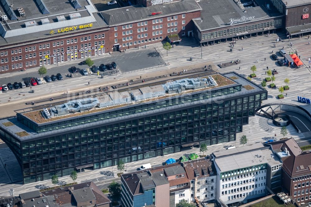 Luftbild Duisburg - Bürogebäude des Geschäftshauses Mercator One in Duisburg im Bundesland Nordrhein-Westfalen, Deutschland