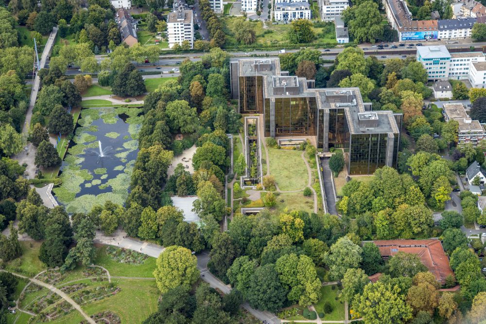 Luftbild Dortmund - Bürogebäude des Geschäftshauses am Rheinlanddamm in Dortmund im Bundesland Nordrhein-Westfalen, Deutschland