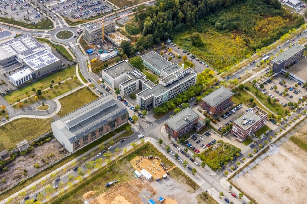 Luftaufnahme Dortmund - Bürogebäude des Geschäftshauses der temicon GmbH in Dortmund im Bundesland Nordrhein-Westfalen, Deutschland