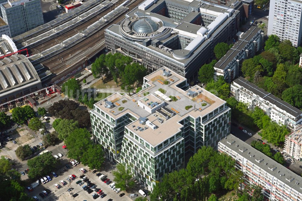 Berlin aus der Vogelperspektive: Bürogebäude des Geschäftshauses UP!Berlin in Berlin, Deutschland